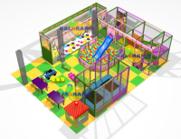 45 m2 Renkli Soft Play Oyun Parkı