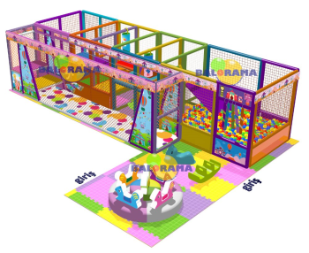 45 m2 Renkli Soft Play Oyun Parkı
