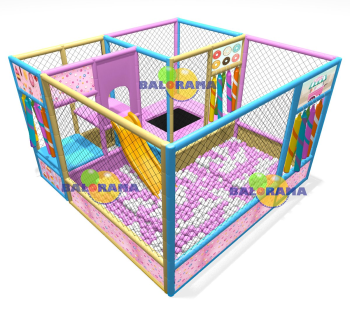 Candy Softplay Oyun Alanı 3x3x2h Mt