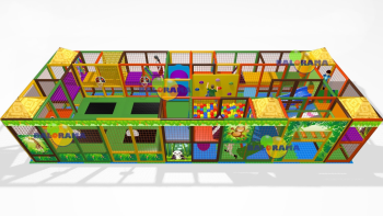 Softplay Yumuşak Oyun Alanı 12x4x3